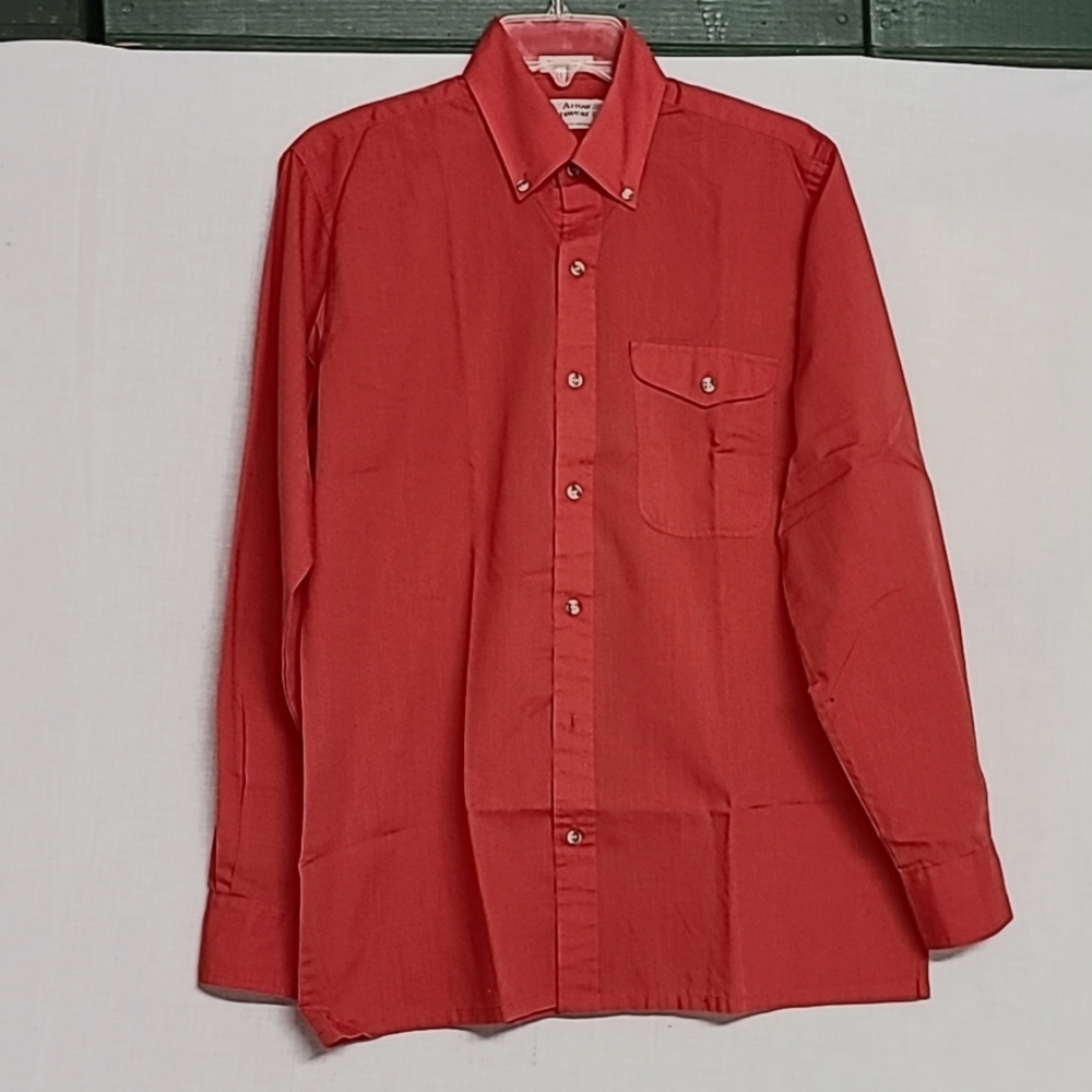 Vintage Arrow Sportswear Boardwalk Double Needle Tailoring Button Down Sz M - Picture 1 of 9